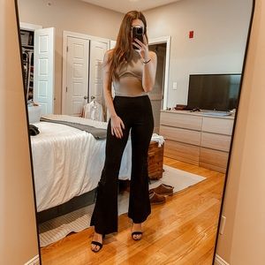 Forever 21 Black Bell Bottom Pants!